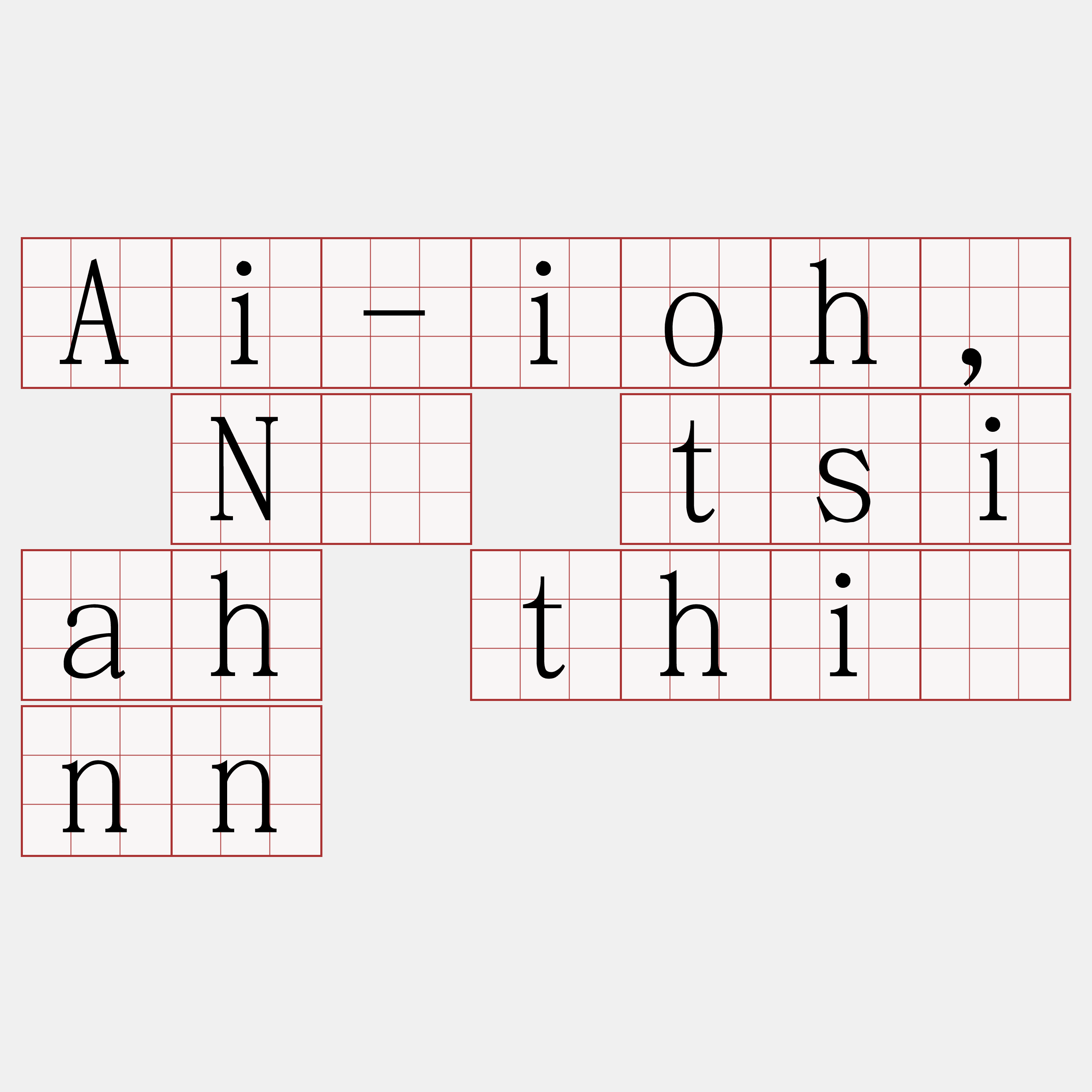 Ai-ioh, Ná tsiah thiànn